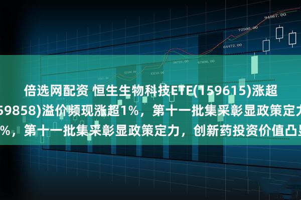 倍选网配资 恒生生物科技ETF(159615)涨超2%，创新药ETF南方(159858)溢价频现涨超1%，第十一批集采彰显政策定力，创新药投资价值凸显