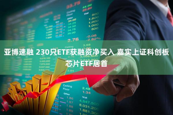 亚博速融 230只ETF获融资净买入 嘉实上证科创板芯片ETF居首